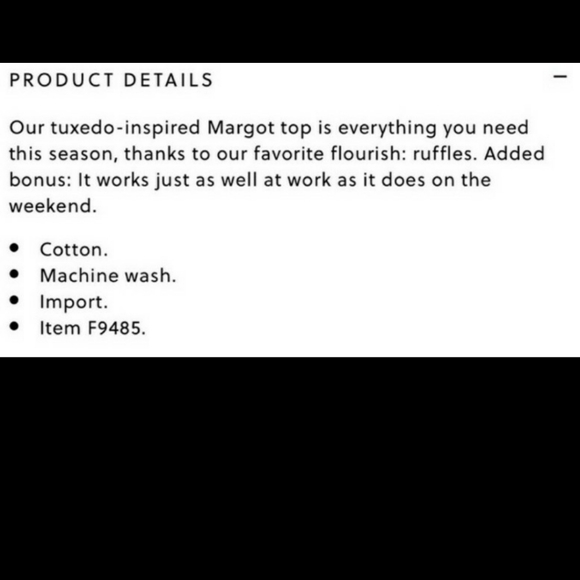 WOMEN'S J.CREW MARGOT STRIPED END-ON-END RUFFLED FRONT TOP BLOUSE. - Picture 9 of 9